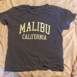 brandy blue/purple cropped tee